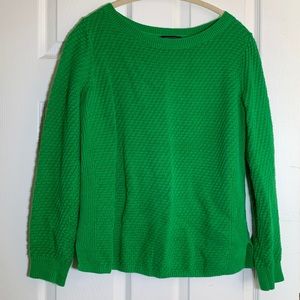 Lands End Kelly Green Sweater